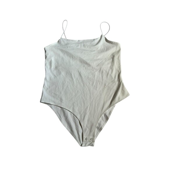 Wild Fable White Spaghetti Strap Bodysuit Women's Size XXL NWOT - Picture 2 of 7